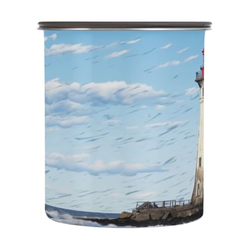 Contenedor Hermético de Acero Inoxidable para Café 900 ml
