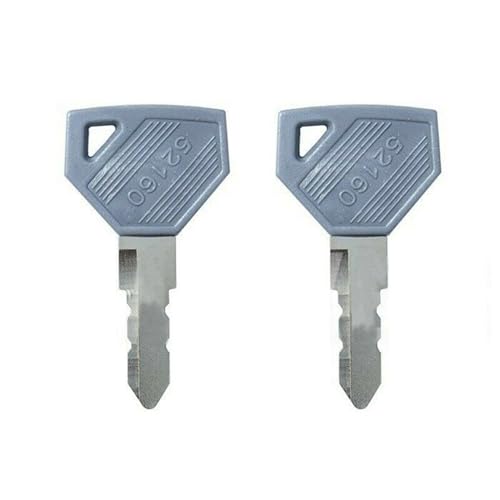 BODYA 5Pcs Traktor Ersatz Zündschlüssel Bagger Schlüssel für Yanmar und John Deere Modelle 198360-52160