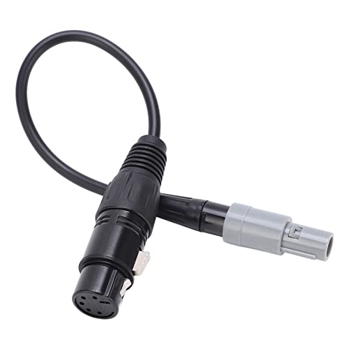 Adaptador de Auriculares para Aviación KANASI, 6pin a 5pin XLR miniatura 7