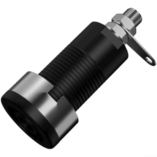 Image of 4mm Safety Connector Panel 1000V CAT III Rated(Black)