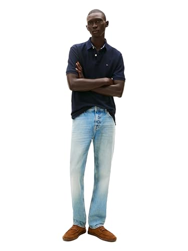 Tommy Hilfiger Men's Short Sleeve Cotton Pique Polo Shirt in Classic Fit3