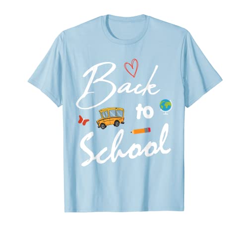 Divertente maglietta con scritta "Welcome Back to School Teacher Love" Maglietta