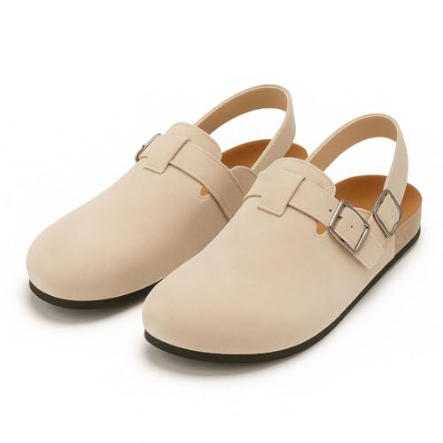 صندل كلوج كاجوال مريح بحزام خلفي من الشمواه مع حزام بابزيم ل...