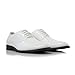 Ferro Aldo George Men's Classic Plain Toe Oxford Dress Shoe | Formal, Wedding, Tuxedo & Business Styles | MFA19690 | in Tuxedo White, Size 11