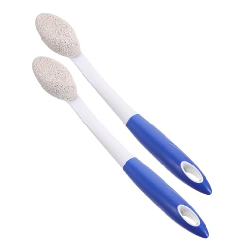 Gogogmee Ergonomic Foot Filer Volcanic Stone Remover Scraper Foot Care Tool for Men Women Long Handle Design