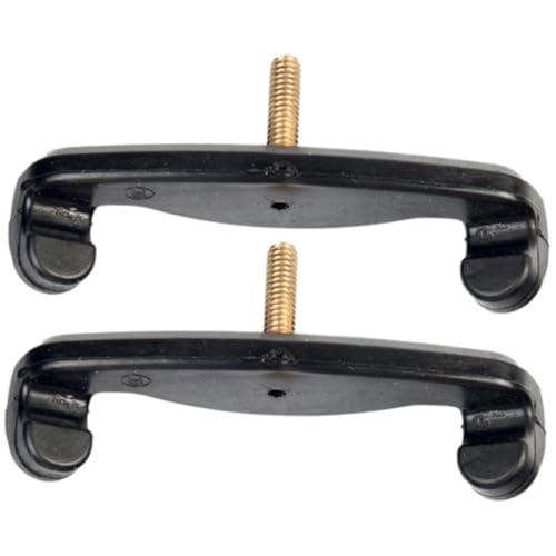 ERINGOGO 2pcs Violin Shoulder Rest Shoulder Support Brace Foam Pad Accessories Violin Supply 4/4 Violin Rest Violin Shoulder Mat Violin Support Violin Rest Replacement Black Emulsion