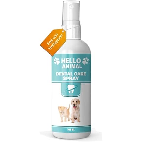 NEU: HelloAnimal® DENTAL Spray für Hunde und Katzen - Zahnsteinentferner auch für Zwischenräume - Zahnreinigung und Zahnpflege - Dentalspray für Mundgeruch Cover