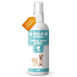 Neu: HelloAnimal dental spray for dogs and cats, tartar remover, also for the space between, teeth cleaning and dental care, for bad breath
