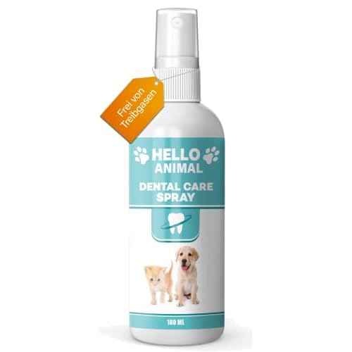 NEU: HelloAnimal® DENTAL Spray für Hunde und Katzen – Zahnsteinentferner auch für Zwischenräume - Zahnreinigung und Zahnpflege – Dentalspray für Mundgeruch
