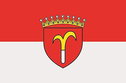 Bedburg Bootsflagge 30x45cm - Premium Polyester Flagge Mit Gurtband