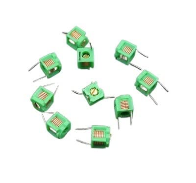 Surtido Variable de 100 Piezas de Inductor, Bobina Ajustable, inductores de 1.5T-5.5T