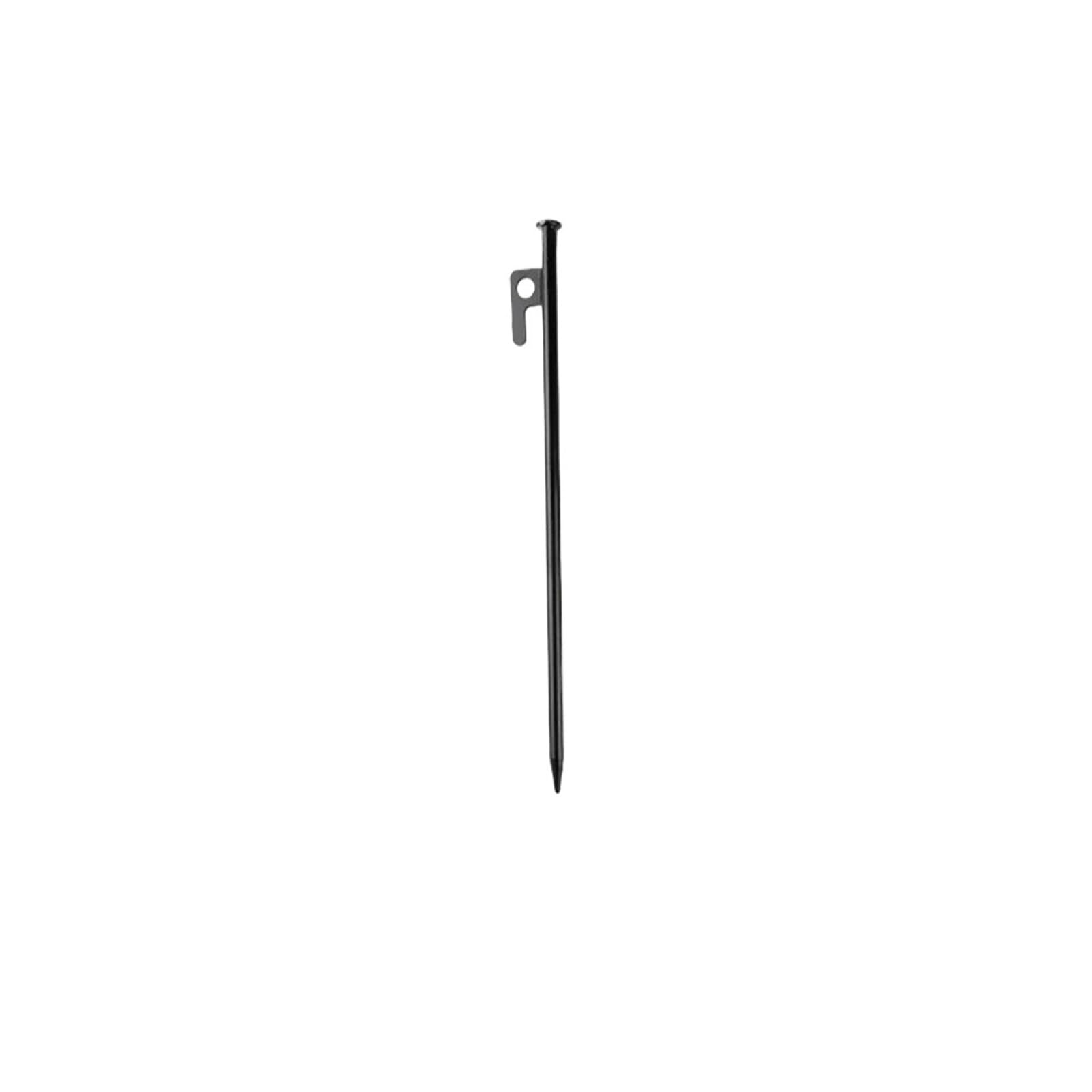 Śledź namiotowy, 25/30/40 cm solidne stalowe śledzie do namiotów, zewnętrznych baldachimów, gwoździ kempingowych, plażowych(Black 30cm 1pcs)