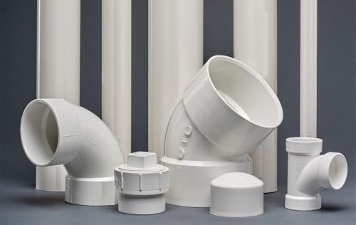 PVC Pipe Schedule 40 White 2 Inch Diameter & Length (1ft - 5ft) Versatile Solution for Drainage...