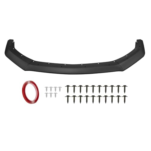 Front Bumper Lip Spoiler for Mustang GT EcoBoost 2024 2025, 3-Piece Front Lip Spoilers Air Chin Body Splitter, Not for Dark Horse (Matte Black) by PSLER - Used condition - US$85.04