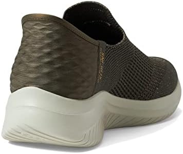 SKECHERS Women's Martha Stewart Ultra Flex 3.0-Neptune Sneaker, Olive, 8.5 | Image 4