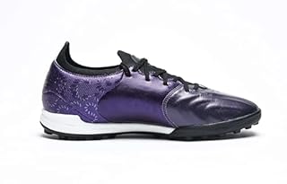 KELME Kangaroo Leather Turf Soccer Shoes - FG Pro K-Leather Soccer Cleats - Outdoor Indoor Football Boots Mens Adult Sizes (Purple, 7.5)