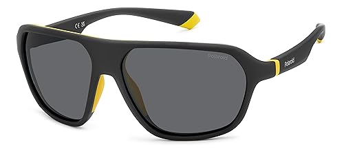 POLAROID PLD 2152/S PGC MATTE BLACK YELLOW 59/13/135 UNISEX Sunglasses