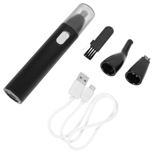 HOMSFOU Recortador de Vello Nasal y Auricular para Mujer Carga Usb, Eléctrico, Material Abs y Acero Inoxidable, Diseño Compacto para Uso Personal