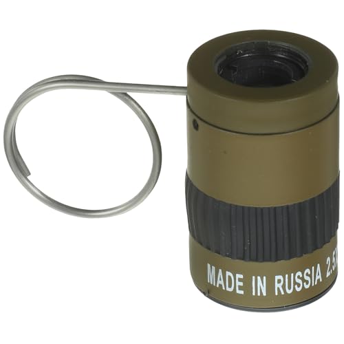 Alipis Mini Telescopio Monocular de Dedo 2.5x17.5mm Militar Verde, Portátil y Compacto para Exteriores, Senderismo, Camping y Observación de Aves, Accesorio Ligero para Uso Fácil