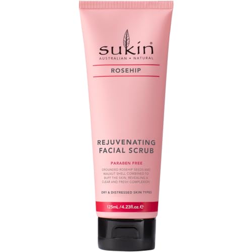 Sukin Rosehip, Rejuvenating Facial Scrub, 125ml