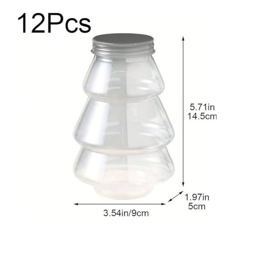 Botella de almacenamiento para aperitivos con diseño decorativo 7
