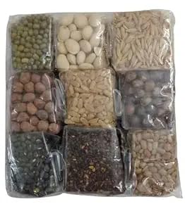 eVasavamba Navadhanya Pooja Set | Navadhanyam Set | Navagraha Puja | Navagraha Homa | 9 Grains | A++ Grade (50g) (B0CNXY7RNC) Amazon Price History, Amazon Price Tracker