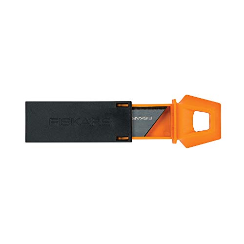 Fiskars 771050-1001 Lâminas de substituição para faca utilitária Pro, pacote com 5 de 25 mm, prata