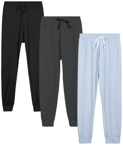 Image of Sweet Hearts Girls Sweatpants - 3 Pack Super Soft Performance Jogger Girls Pants: Made in USA (Sizes 5-18)