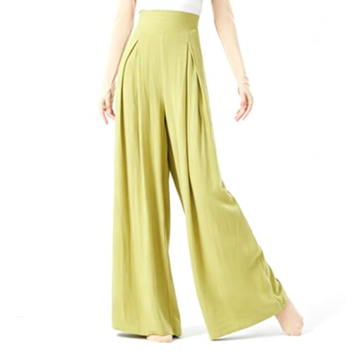 Pantalon jambe large fluide plissé et ultra confortable