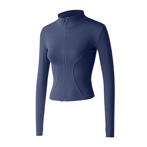 Veste sport femme fermeture éclair manches longues coupe-vent