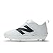 New Balance Men's FuelCell 4040 V8 Metal Baseball Shoe, White/Black, 11 M