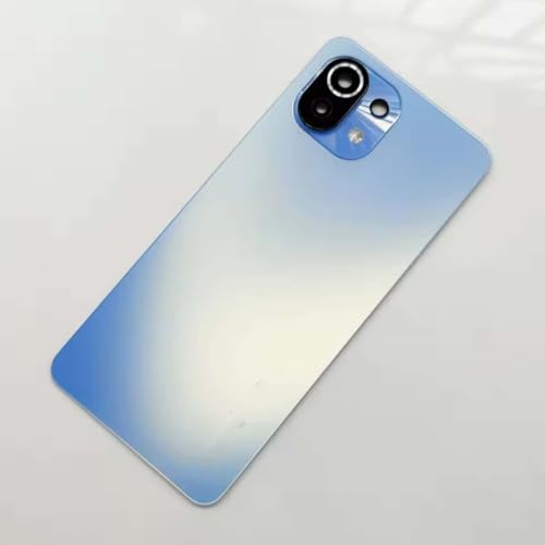 Coque Xiaomi 11 Lite 4G bleu cache batterie de remplacement YOOOKOOO sans lentille