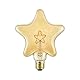 Suprema Dekorative LED-Sternlampe, internes LED-Kabel, E27, 300 lm, 220-240 V, warmes Licht 2200 K, 5 W, 145 x 168 mm, dimmbar