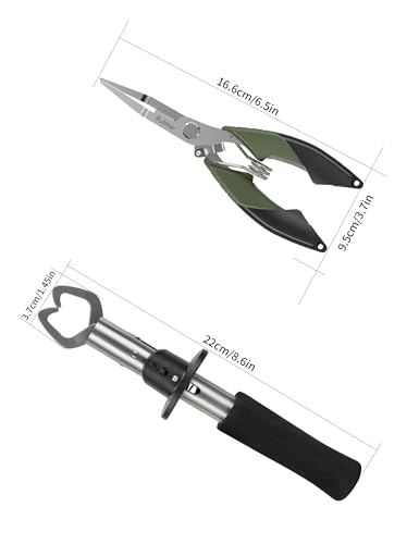 pullther fishing Fishing Tools Kit,6.5" Fishing Pliers,Fish Gripper - image 8