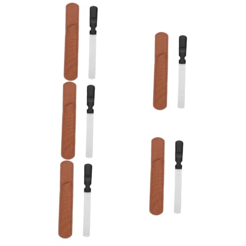 Fichier de manucure inoxydable lot de 5 pièces outil de polissage