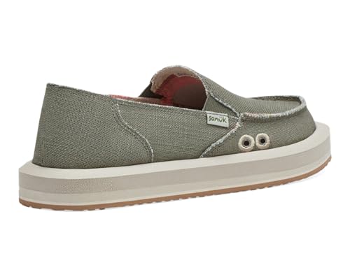 Image of Sanuk Womens Donna Soft Top Hemp Loafers | Womens Shoes | Slip On Shoes for Women | Women's Slip-on Loafers | Memory Foam Footbed
