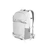 LCQSYE Bolsas para Botas de esquí Mochila de esquí de 25 litros, Bolsa de Viaje, Impermeable, Gran Capacidad, para Acampar, Deportes al Aire Libre y más. Funda para Botas y esquís(Gray)