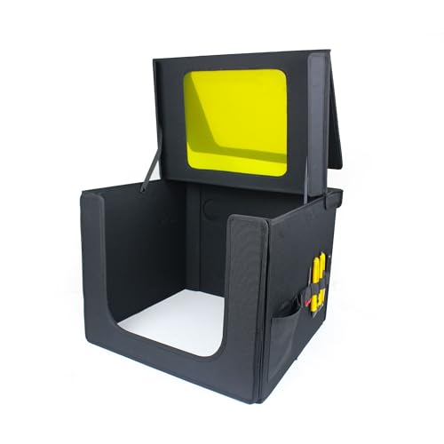 RATTMMOTOR CNC Router Machine Fold Enclosure, Enhanced Protective Cover with Eye Protection for 3018 Series CNC Machines, 3020 PRO CNC, Dustproof, Cleaning, Noise Reduction