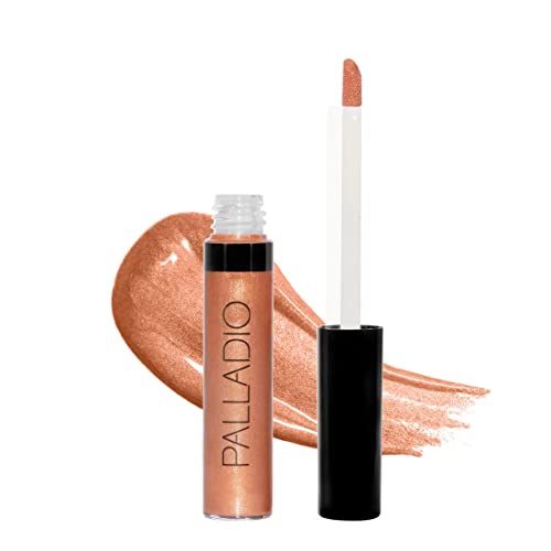 Palladio Lip Gloss, Non-Sticky Lip Gloss, Contains Vitamin E and Aloe, Offers Intense Color and Moisturization