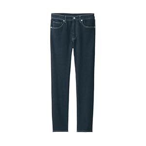 無印良品 紳士 ストレッチデニムスリムパンツ インディゴ メンズ AE0ZQA5S ダークネイビー 紳士32(81cm)" 
