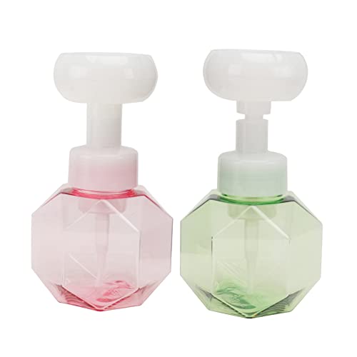 PATKAW 2 Piezas Botella De Flores Espumoso Facial Dispensador De Jabón De Espuma Maceta Dispensadora De Jabón Botella De Lavado De Manos Nutritiva Recargable Agua Arruga Tema Favorito