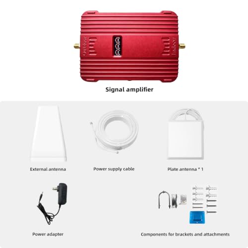 Image of Cell Phone Booster for Home,Up to 5500Sq Ft,Cell Phone Signal Booster for Band 5 /12 /13 /17. Boost 5G 4G Data for All U.S. Carriers FCC Approved