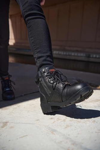 Image of Milwaukee Leather Women's Premium Leather Motorcycle Harness Boots Collection MBL - 10.5