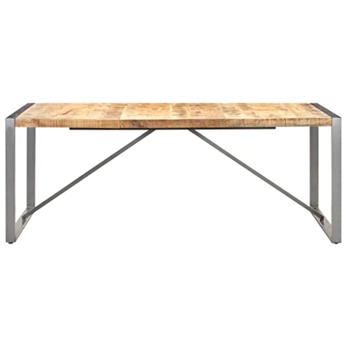 Table repas bois massif manguier 200 cm pour recevoir vos nombreux invités