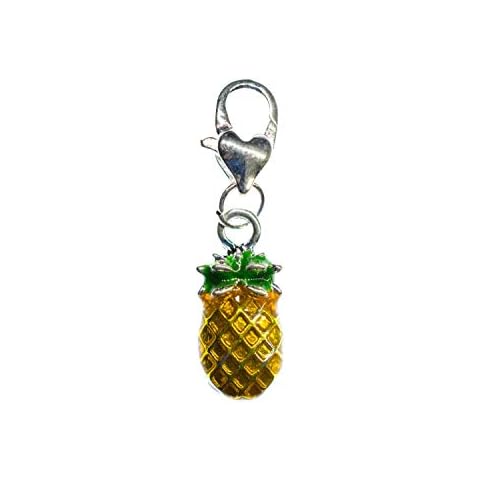 Miniblings Pineapple Charm Charm Percha Fruta esmaltado Fruta Cover