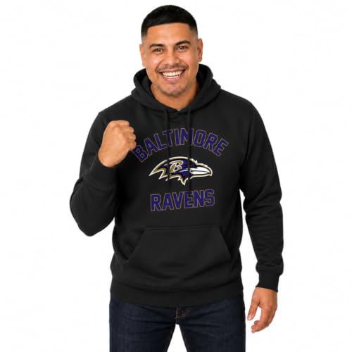 Image of Team Fan Apparel NFL Gameday Hoodie Pullover Sweatshirt for Men and Women