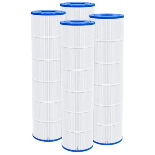 Fil-fresh CV460 Pool Filters Cartridge Compatible with Jandy CV460, CL460, Replaces Jandy R0554600, Pleatco PJAN115, Unicel C-7468, 4×115 sq.ft, 4-Pack
