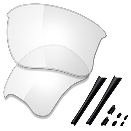 Image of SAUCER Premium Replacement Lenses & Rubber Kits for Oakley Flak Jacket XLJ | Flak Jacket XLJ Low Bridge Fit Sunglasses