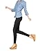 No nonsense Women's Stretch Denim Legging, Black, X-Large