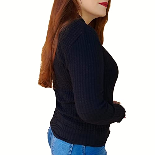 Cardigan Feminino Blusa Manga Longa Trico Botão Frio Casaco